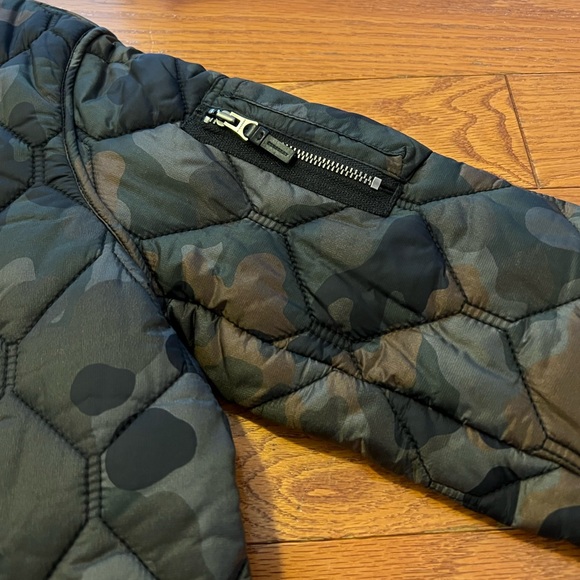 BURBERRY BOMBER JACKET CAMOUFLAGE SIZE YOUTH 12 - Picture 4 of 9